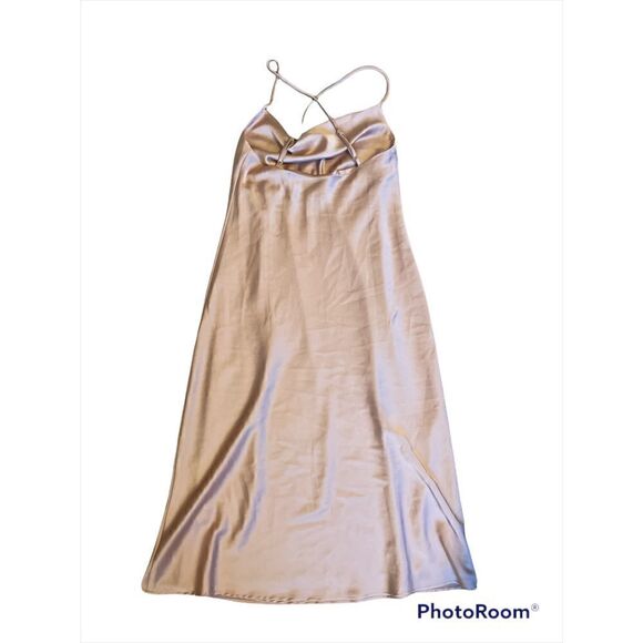 NWOT Show me Your Mumu Verona Cowl Dress in Rose Gold Size S - Picture 4 of 6